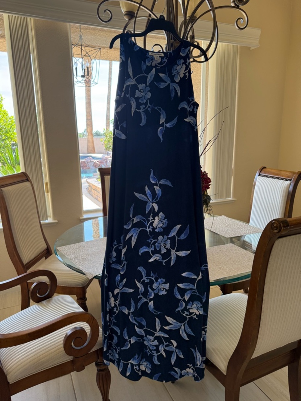 Tommy Bahama Navy Floral Maxi Dress
